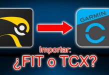 Garmin Connect: ¿Importar .FIT o .TCX de Rouvy?